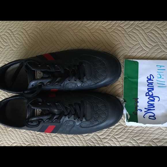Ace leather Gucci shoes
